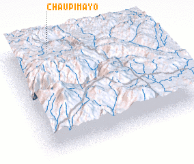 3d view of Chaupimayo