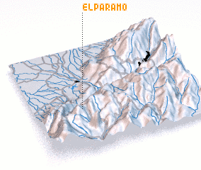 3d view of El Páramo