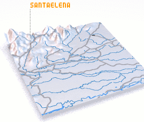 3d view of Santa Elena