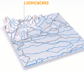 3d view of Los Picachos