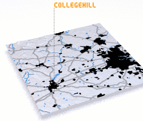 3d view of College Hill