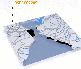 3d view of Los Becerros