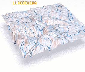 3d view of Llocococha