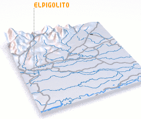 3d view of El Pigolito