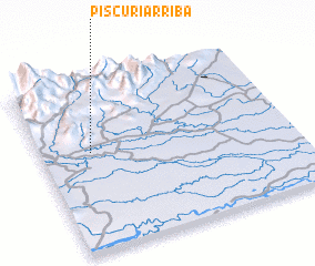 3d view of Piscurí Arriba