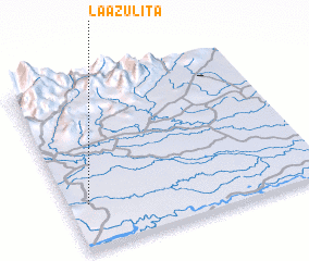 3d view of La Azulita