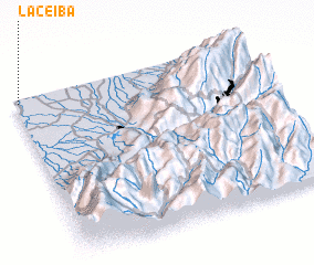 3d view of La Ceiba