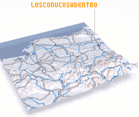 3d view of Los Conucos Adentro