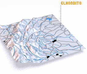 3d view of El Hondito