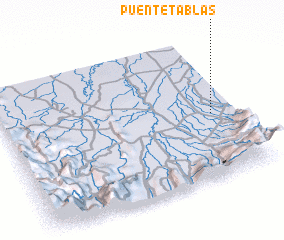 3d view of Puente Tablas