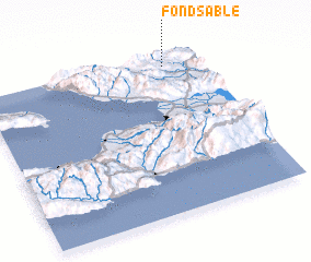 3d view of Fond Sable