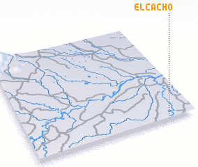 3d view of El Cacho