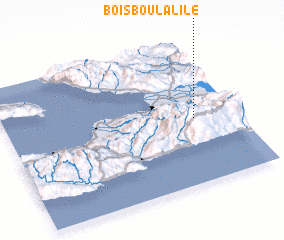 3d view of Bois Boulalile