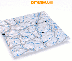 3d view of Keyes Hollow