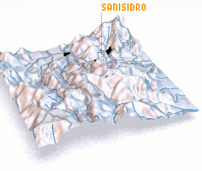 3d view of San Isidro