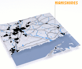 3d view of Miami Shores