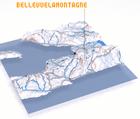 3d view of Bellevue la Montagne