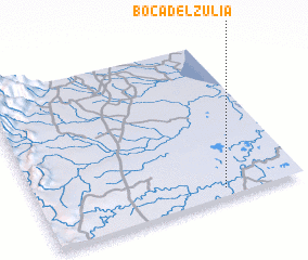 3d view of Boca del Zulia