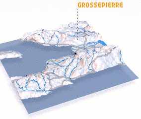 3d view of Grosse Pierre