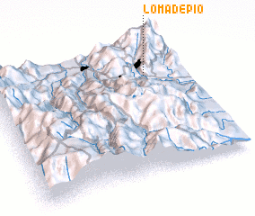 3d view of Loma de Pio