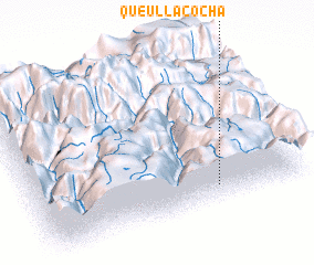 3d view of Queullacocha