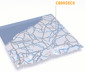 3d view of Caño Seco
