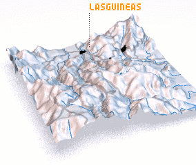 3d view of Las Guineas