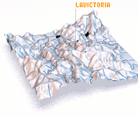 3d view of La Victoria