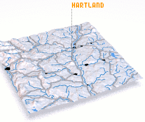 3d view of Hartland