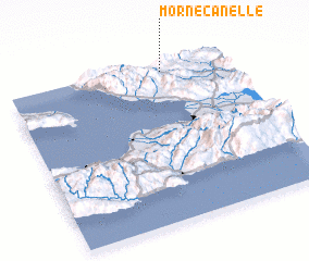 3d view of Morne Canelle