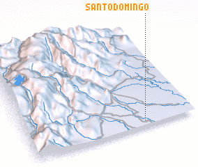 3d view of Santo Domingo