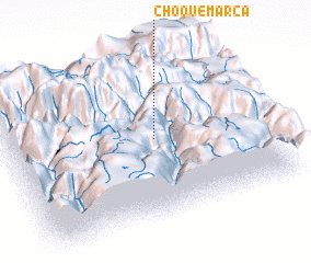 3d view of Choquemarca