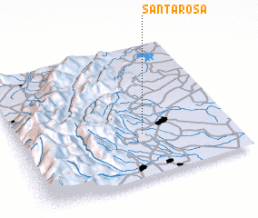 3d view of Santa Rosa