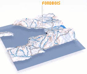 3d view of Fond Bois