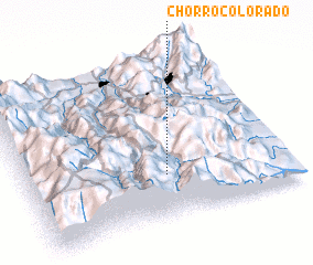 3d view of Chorro Colorado