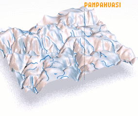 3d view of Pampa Huasi