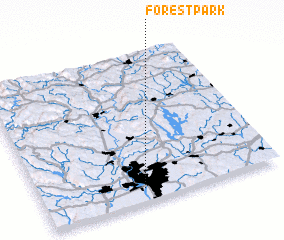 3d view of Forest Park