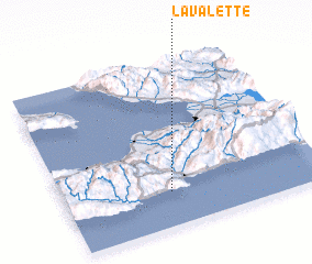 3d view of La Valette