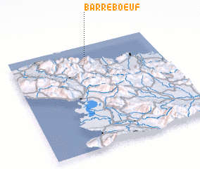 3d view of Barre Bœuf