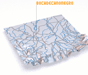 3d view of Boca de Caño Negro