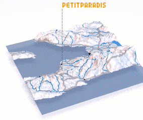 3d view of Petit Paradis