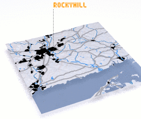 3d view of Rocky Hill