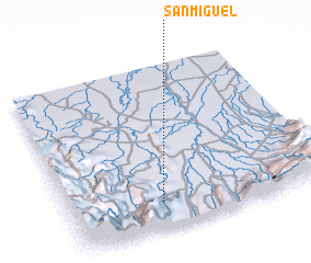 3d view of San Miguel