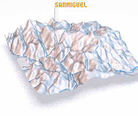 3d view of San Miguel