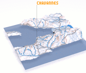 3d view of Chavannes