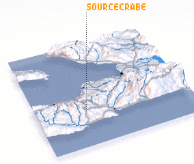 3d view of Source Crabe