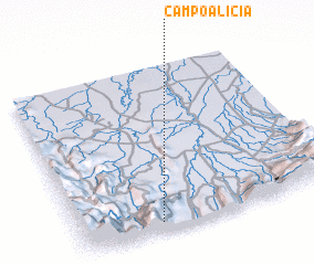 3d view of Campo Alicia