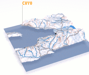 3d view of Cuyo