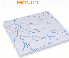 3d view of Pôrto Alegre