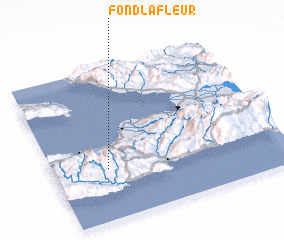 3d view of Fond Lafleur